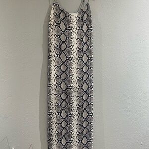 Snake Print Maxi Dress. The dress fits like s and m. soft fabric